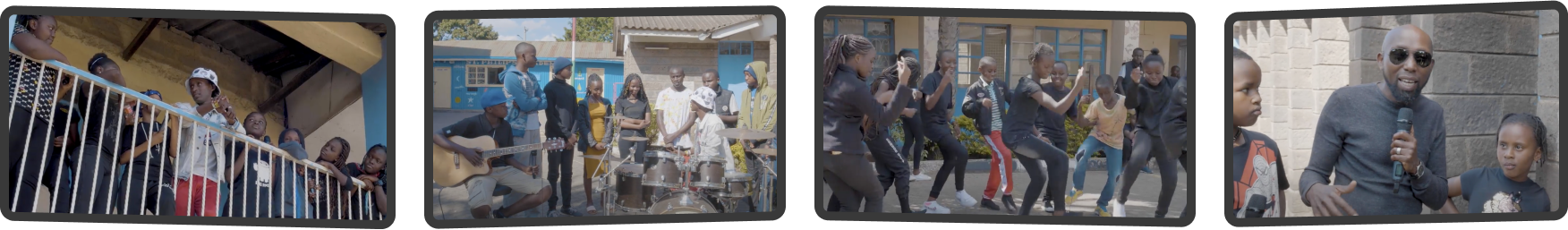 Still images from episode 1 of TKS